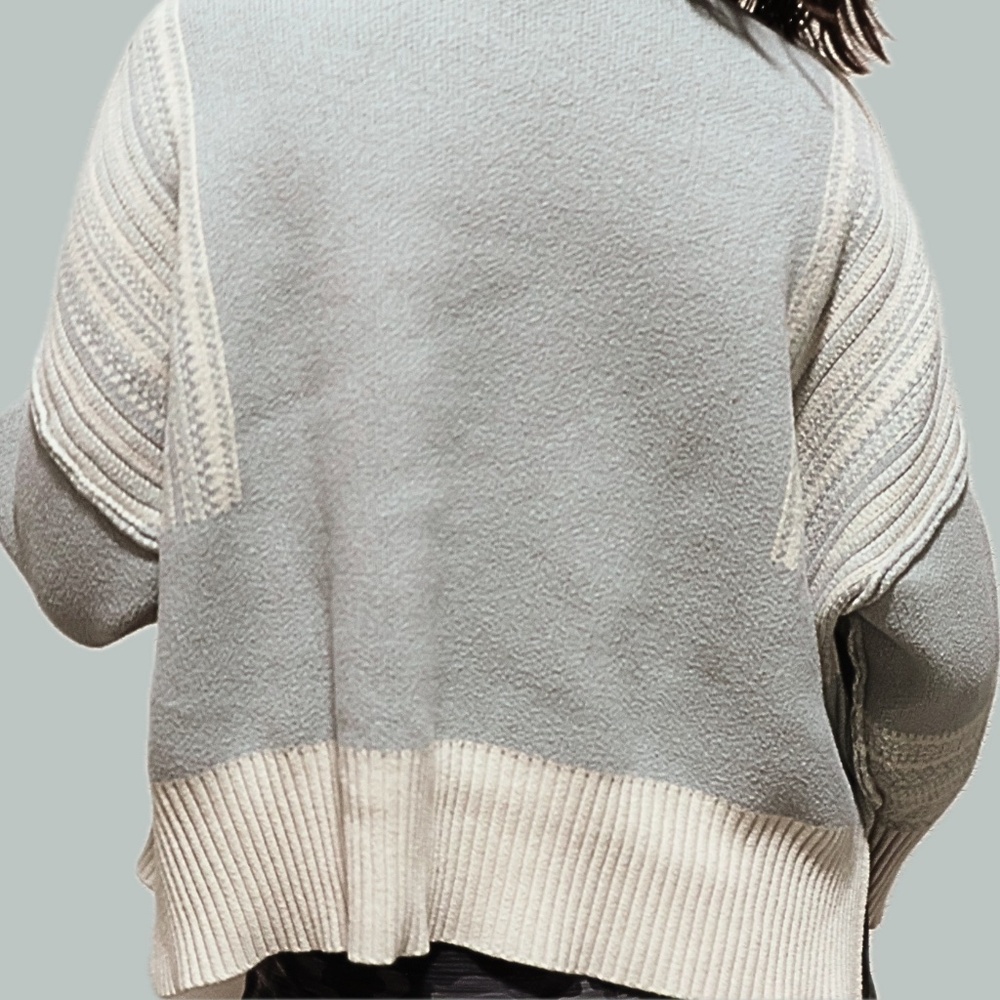 Altar'd State Cowl Neck Patterned Jumper - Picture 2 of 4